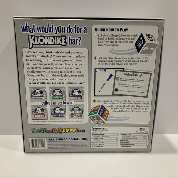 What Would You do For a Klondike Bar? The Original Game New In Box - Picture 2 of 5